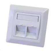 Univerzális aljzat 2 port - 80x80