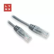 LYNX UTP patch kábel Cat5e, PVC, CCA, 2m, szürke, szürke