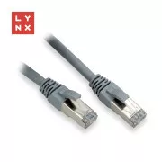 LYNX FTP patch kábel Cat6, PVC, 3m, szürke, LYNX FTP patch kábel Cat6, PVC, 3m, szürke