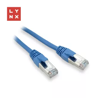 LYNX FTP patch kábel Cat5e PVC, CCA, 1m, kék (10db csomagban) LYNX FTP patch kábel Cat5e PVC, CCA, 1m, kék (10db csomagban)