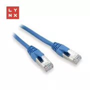 LYNX FTP patch kábel Cat5e PVC, CCA, 2m, kék, LYNX FTP patch kábel Cat5e PVC, CCA, 2m, kék