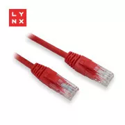 LYNX UTP patch kábel Cat5e, PVC, CCA, 2m, piros, LYNX UTP patch kábel Cat5e, PVC, CCA, 2m, piros