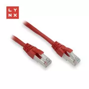 LYNX FTP patch kábel Cat5e PVC, CCA, 15m, piros, LYNX FTP patch kábel Cat5e PVC, CCA, 15m, piros