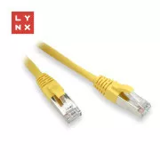 LYNX FTP patch kábel Cat5e PVC, CCA, 2m, sárga, LYNX FTP patch kábel Cat5e PVC, CCA, 2m, sárga