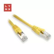 LYNX FTP patch kábel Cat5e PVC, CCA, 7m, sárga, LYNX FTP patch kábel Cat5e PVC, CCA, 7m, sárga