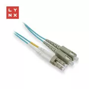 LYNX duplex patch kábel MM, OM3, LC/SC, 50/125µm, 0, 5m