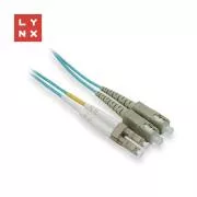 LYNX duplex patch kábel MM, OM3, LC/SC, 50/125µm, 15m