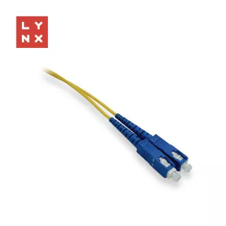 LYNX duplex patch kábel SM, OS2, SC/SC, 9/125µm, 5m