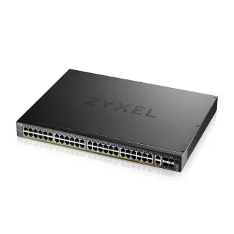 Zyxel XGS2220-54FP, L3 Access Switch, 960W PoE, 40xPoE /10xPoE  , 48x1G RJ45 2x10mG RJ45, 4x10G SFP  Uplink, incl. 1 év.