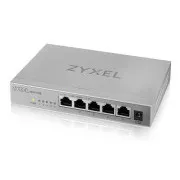 Zyxel XMG-105 5 portos, 2, 5G   1 SFP  MultiGig felügyelet nélküli asztali kapcsoló