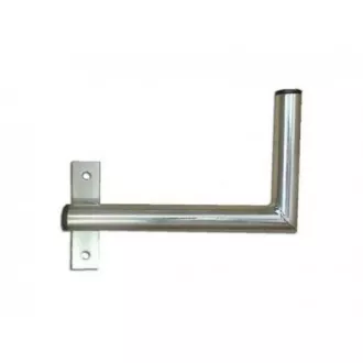 Antenna fali tartó ablakra, övvel, bal oldali rögzítés, horganyzott cink, hossza 25cm, átmérő 3, 2cm Antenna fali tartó ablakra, övvel, bal oldali rögzítés, horganyzott cink, hossza 25cm, átmérő 3, 2cm