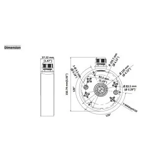 HIKVISION DS-1280ZJ-DM46, kamerafoglalat HIKVISION DS-1280ZJ-DM46, kamerafoglalat
