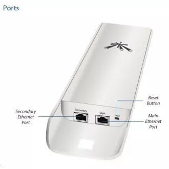 UBNT airMAX NanoStation M2 [2.4GHz, 11dBi antenna, kliens/AP/Repeater, 802.11b/g/n, MIMO]