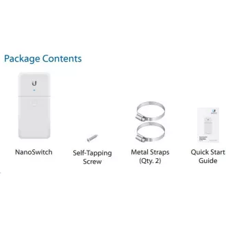 UBNT NanoSwitch [4x Gigabit, passzív PoE átvezetés]