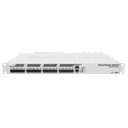MikroTik Cloud Router Switch CRS317-1G-16S RM, kétmagos 800MHz CPU, 1GB, 1xGLAN, 16xSFP  slot, incl. L6