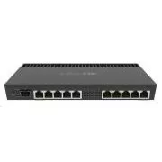 MikroTik RouterBOARDRB 4011iGS RM, négymagos 1.4GHz CPU, 1GB RAM, 10x LAN, 1x SFP , incl. L5 licenc