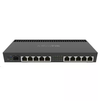 MikroTik RouterBOARDRB 4011iGS RM, négymagos 1.4GHz CPU, 1GB RAM, 10x LAN, 1x SFP , incl. L5 licenc