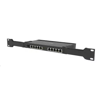 MikroTik RouterBOARDRB 4011iGS RM, négymagos 1.4GHz CPU, 1GB RAM, 10x LAN, 1x SFP , incl. L5 licenc