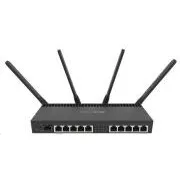 MikroTik RouterBOARDRB RB4011iGS 5HacQ2HnD-IN, négymagos 1.4GHz CPU, 1GB RAM, 10xLAN, 1x SFP , Wi-Fi 2.4 5GHz (2033Mbps), L5