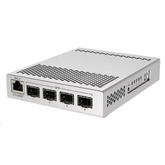 MikroTik Cloud Router Switch CRS305-1G-4S IN, Dual Boot (SwitchOS, RouterOS), 800MHz, 512MB RAM, 4xSFP , incl.L5