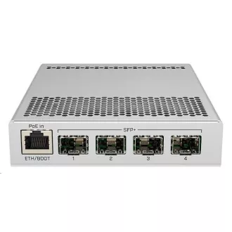 MikroTik Cloud Router Switch CRS305-1G-4S IN, Dual Boot (SwitchOS, RouterOS), 800MHz, 512MB RAM, 4xSFP , incl.L5