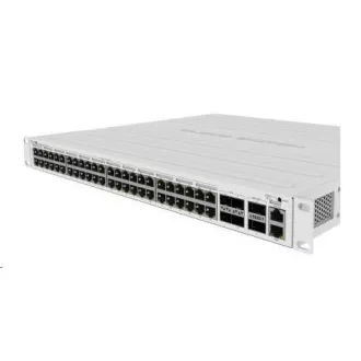 MikroTik Cloud Router Switch CRS354-48P-4S 2Q RM, 650MHz CPU, 64MB, 1x10/100, 48xGLAN(PoE), 4xSFP , 2xQSFP, incl. L5