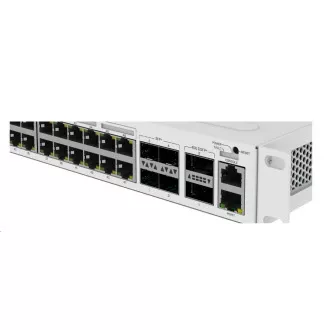 MikroTik Cloud Router Switch CRS354-48P-4S 2Q RM, 650MHz CPU, 64MB, 1x10/100, 48xGLAN(PoE), 4xSFP , 2xQSFP, incl. L5