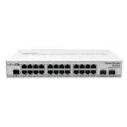MikroTik Cloud Router Switch CRS326-24G-2S IN, 800MHz CPU, 512MB RAM, 24xLAN, 2x SFP , incl. L5 licenc