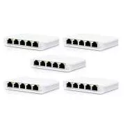 UBNT UniFi Switch USW-Flex-Mini-5, 5 darab [5xGigabit, 1xPoE In]