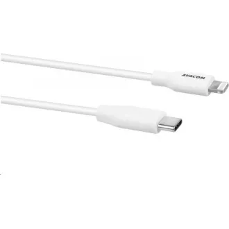AVACOM MFIC-120W USB-C kábel - Lightning, MFi tanúsítvány, 120 cm, fehér