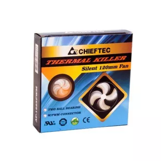 CHIEFTEC ventilátor AF-1225PWM, 120x120x25 mm, 2 golyós, PWM