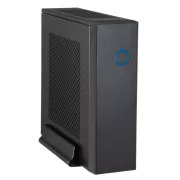 CHIEFTEC Compact Series/mini ITX ház, IX-03B, fekete, Alu, 85W-os tápegység CDP-085ITX