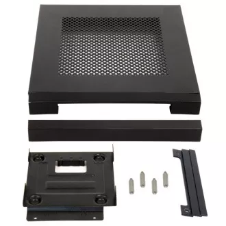 CHIEFTEC Compact Series/mini ITX ház, IX-03B, fekete, Alu, 85W-os tápegység CDP-085ITX
