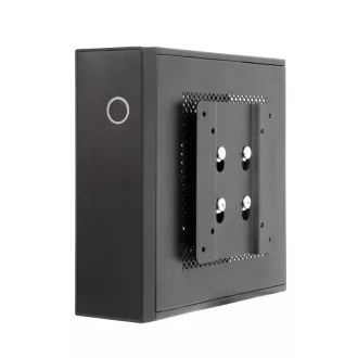CHIEFTEC Compact Series/mini ITX ház, IX-03B, fekete, Alu, 85W-os tápegység CDP-085ITX