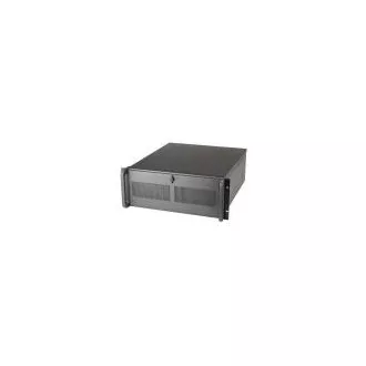 CHIEFTEC Rackmount 4U ATX, UNC-410S-B-U3-OP, Fekete, tápegység nélkül
