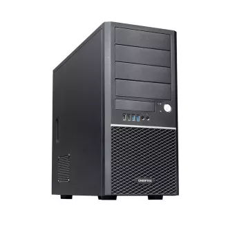 CHIEFTEC Classic sorozat, Miditower, CM-25B, Fekete, tápegység nélkül