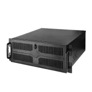 CHIEFTEC Rackmount 4U ATX/mATX, UNC-409S-B, 400W PSF-400B, fekete színben