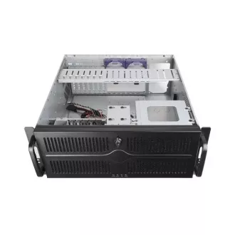 CHIEFTEC Rackmount 4U ATX/mATX, UNC-409S-B, 400W PSF-400B, fekete színben