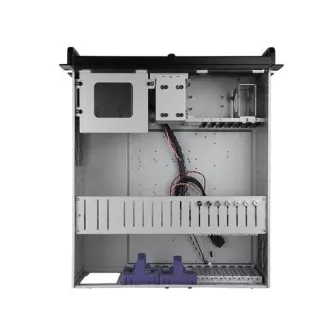 CHIEFTEC Rackmount 4U ATX/mATX, UNC-409S-B, 400W PSF-400B, fekete színben