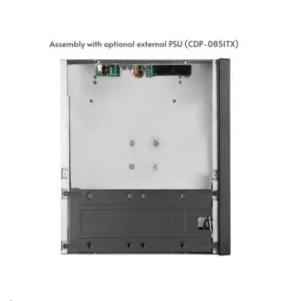 CHIEFTEC Compact Series/mini ITX ház, IX-06B-OP, Fekete, tápegység nélkül