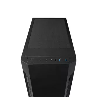 CHIEFTEC tok AS-01B-OP, mini-ITX, fekete, tápegység nélkül
