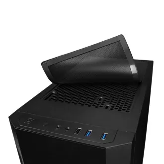 CHIEFTEC tok AS-01B-OP, mini-ITX, fekete, tápegység nélkül