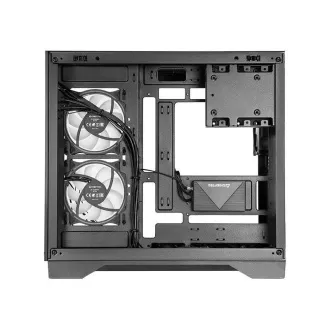 CHIEFTEC VISIO tok, ATX, 1x USB-C 3.2, 2x USB 3.0, 6x 120mm ARGB ventilátor, fekete színben