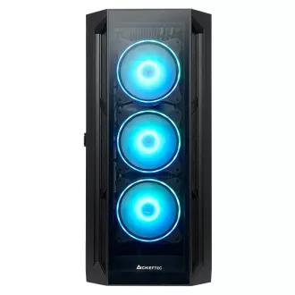 CHIEFTEC APEX tok, E-ATX, 1x USB-C 3.2, 2x USB 3.0, 4x 120mm ARGB ventilátor, ARGB Hub, fekete színű CHIEFTEC APEX tok, E-ATX, 1x USB-C 3.2, 2x USB 3.0, 4x 120mm ARGB ventilátor, ARGB Hub, fekete színű