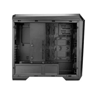 CHIEFTEC tok STALLION II, ATX, 1x USB-C 3.2, 2x USB 3.1, 1x USB 2.0, 4x 120mm RGB ventilátor, fekete színű