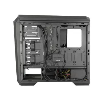CHIEFTEC tok STALLION II, ATX, 1x USB-C 3.2, 2x USB 3.1, 1x USB 2.0, 4x 120mm RGB ventilátor, fekete színű