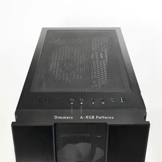 CHIEFTEC HUNTER 2 tok, ATX, 1x USB-C, 1x USB 3.1, 4x 120mm ARGB ventilátor, ARGB Hub, fekete színben CHIEFTEC HUNTER 2 tok, ATX, 1x USB-C, 1x USB 3.1, 4x 120mm ARGB ventilátor, ARGB Hub, fekete színben