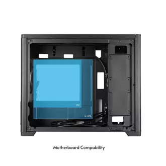 CHIEFTEC tok BX-MESH, mATX, 1xUSB-C 3.1, 1xUSB 3.1, 1x 120mm-es ventilátor, fekete