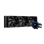 CHIEFTEC Iceberg 360 Dark CPU vízhűtés, 3x120mm, ARGB vízblokk, LGA1851, AM5, fekete, fekete