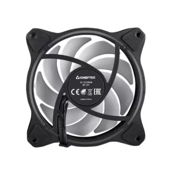CHIEFTEC ventilátor ZF-1225RGB, 120mm, PWM, ARGB, fekete